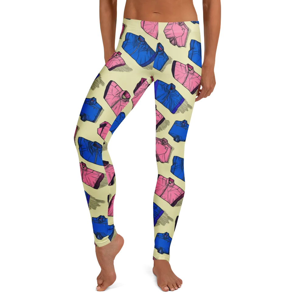 Puffer Parade on Leggings — Front
