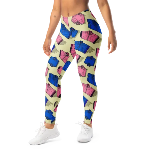 Puffer Parade on a Leggings