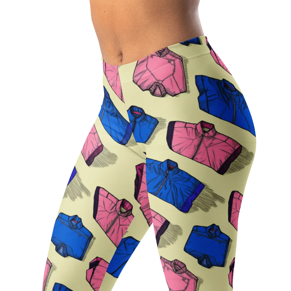 Puffer Parade on Leggings — Left Front