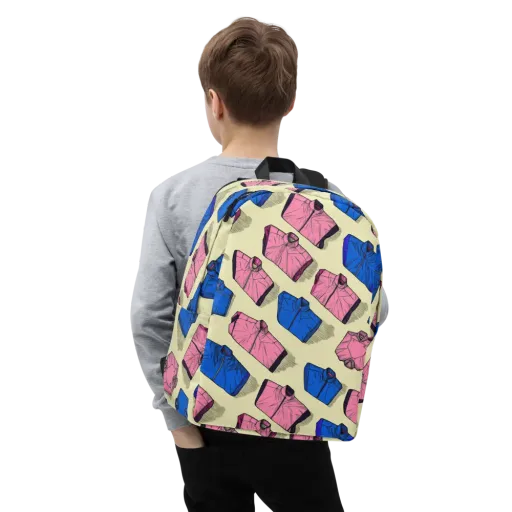 Puffer Parade on a Minimalist Backpack