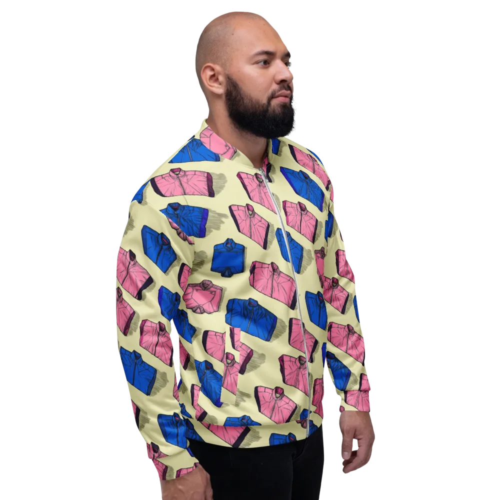Puffer Parade on Bomber Jacket — Right
