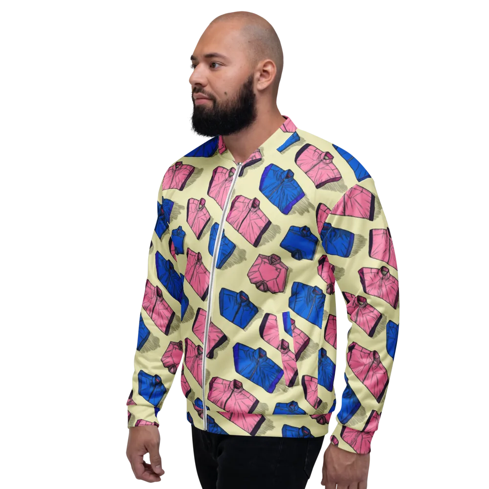 Puffer Parade on Bomber Jacket — Left