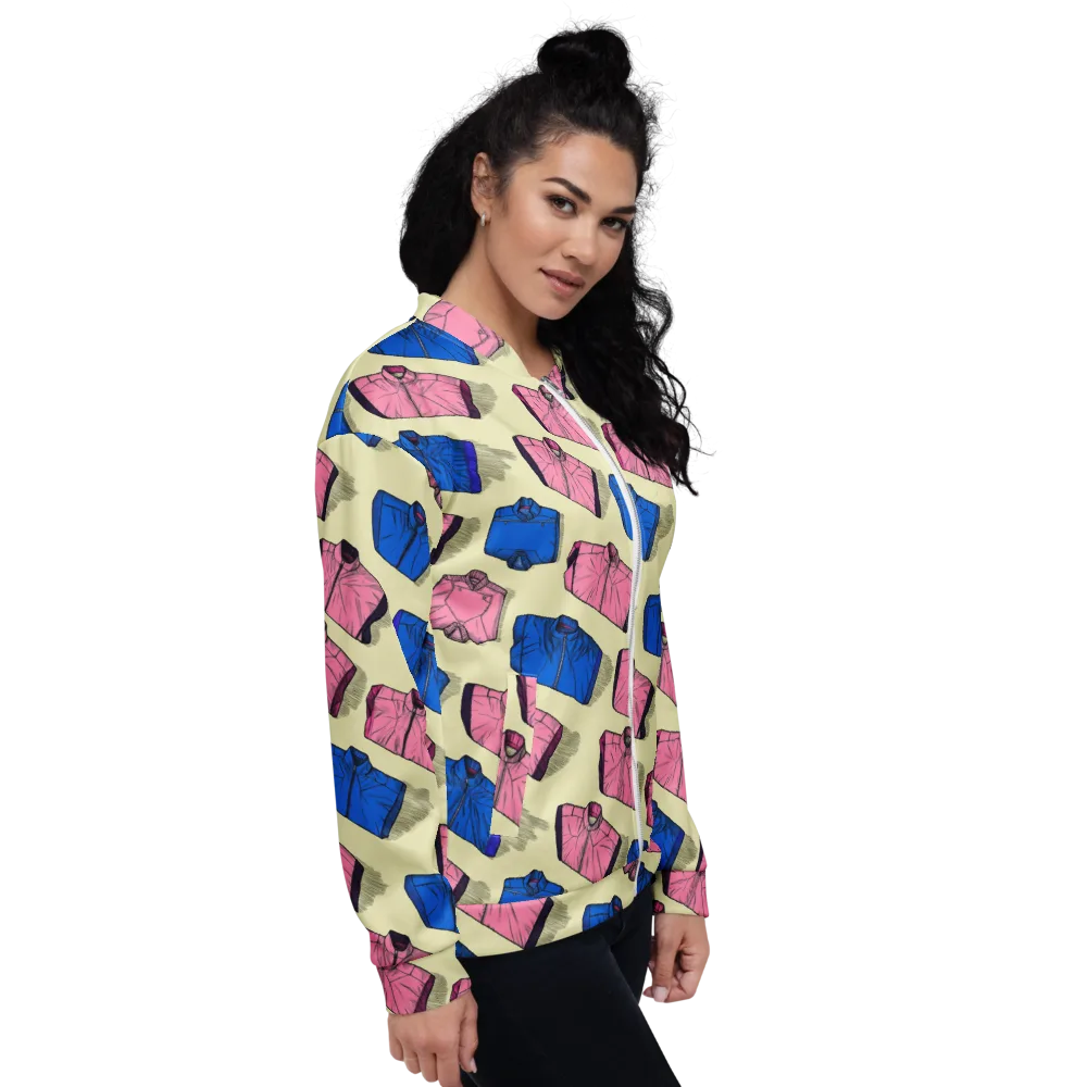 Puffer Parade on Bomber Jacket — Right