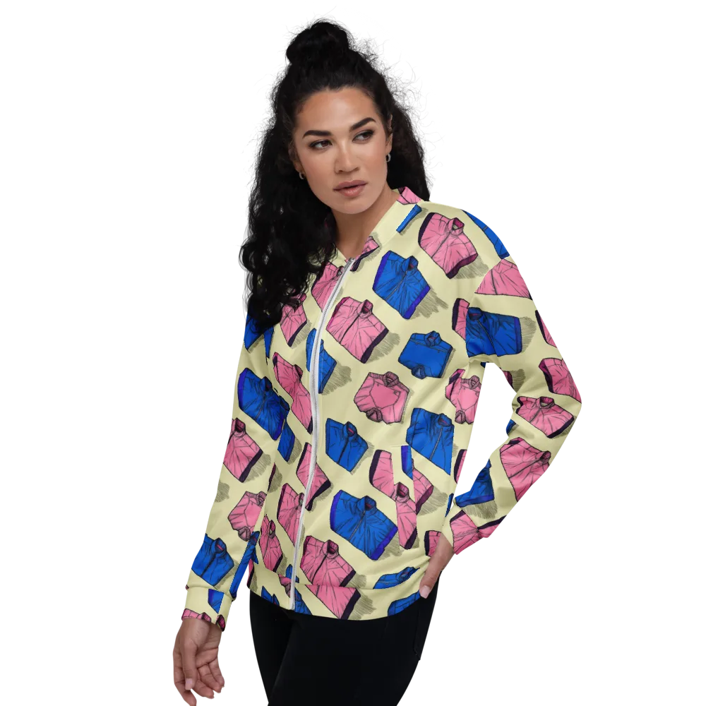 Puffer Parade on Bomber Jacket — Left