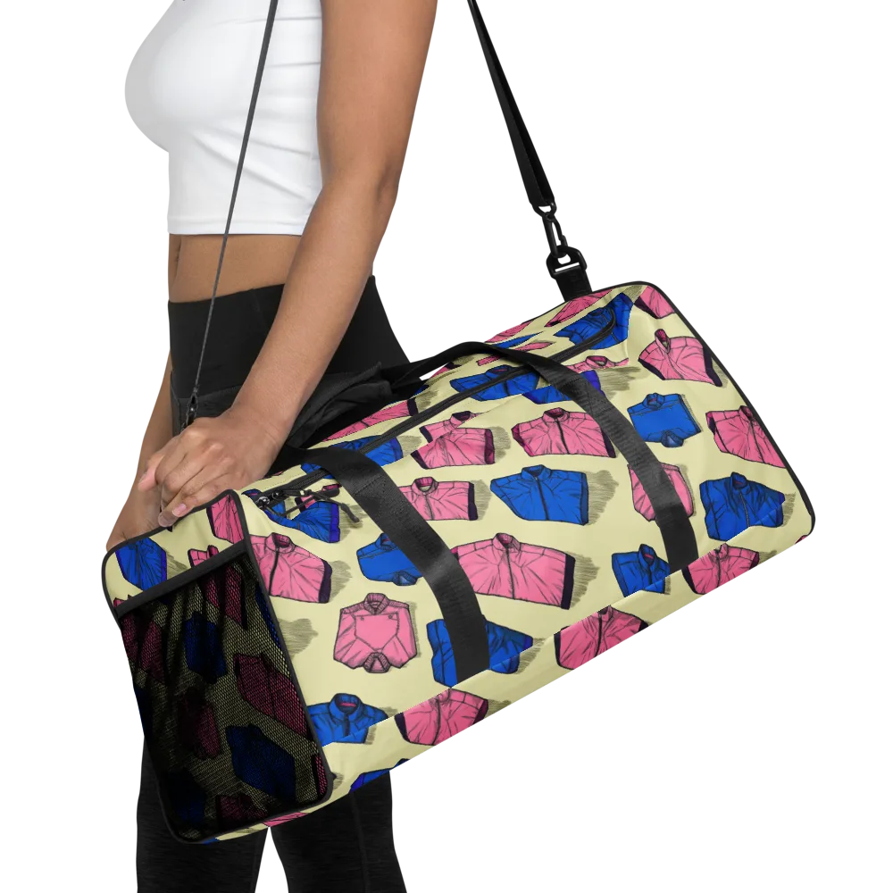 Puffer Parade on Duffle Bag — Front