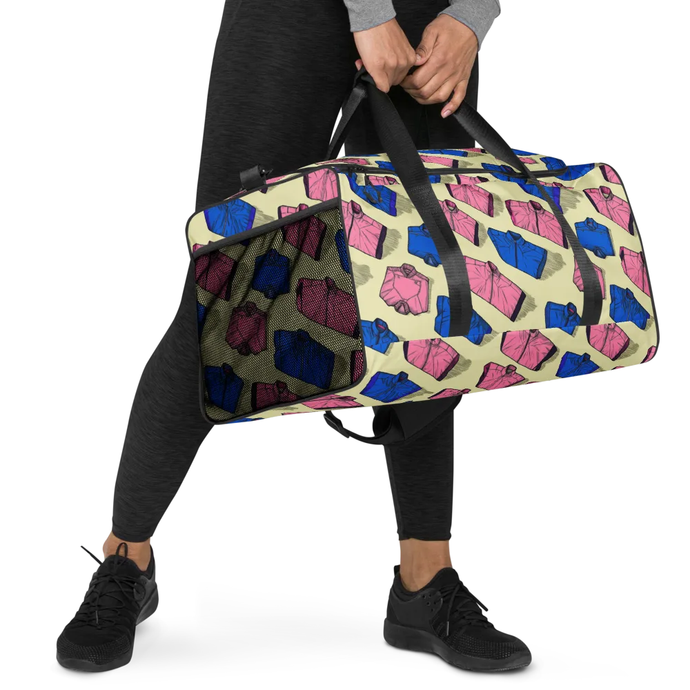 Puffer Parade on Duffle Bag — Right Front