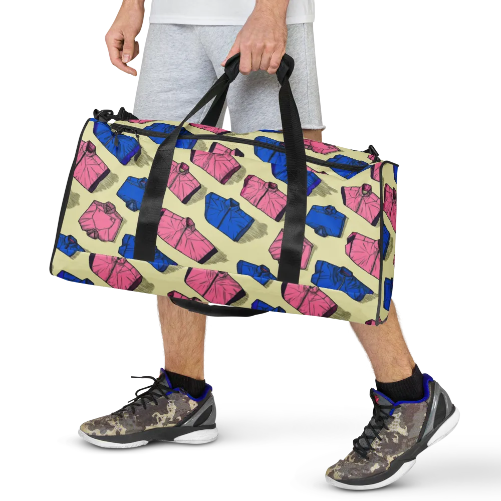 Puffer Parade on Duffle Bag — Front