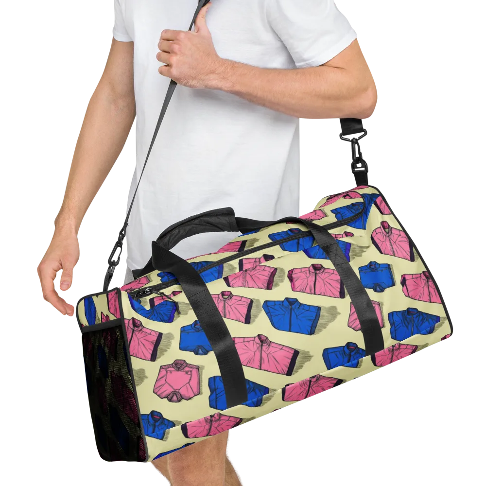 Puffer Parade on Duffle Bag — Right Front
