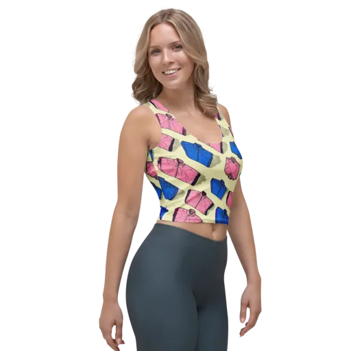Puffer Parade on a Crop Top