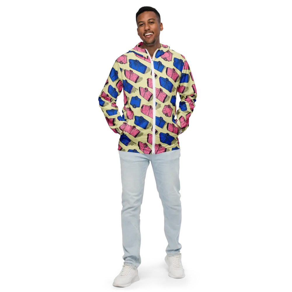 Puffer Parade on Men's Windbreaker — Front