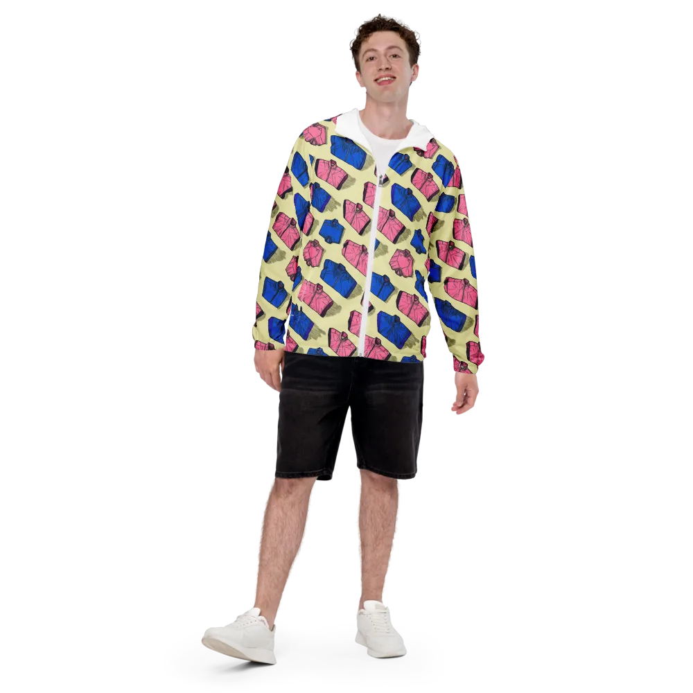 Puffer Parade on Men's Windbreaker — Front