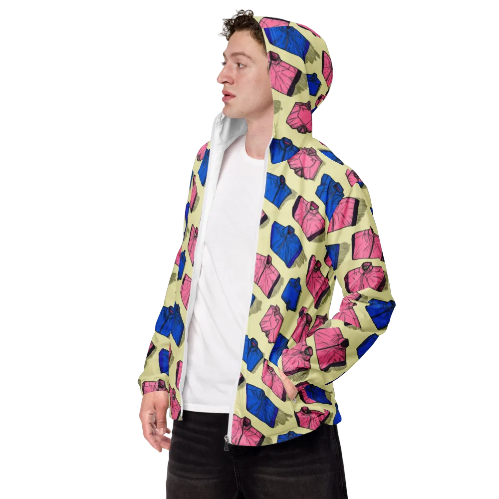 Puffer Parade on Men's Windbreaker — Left Front