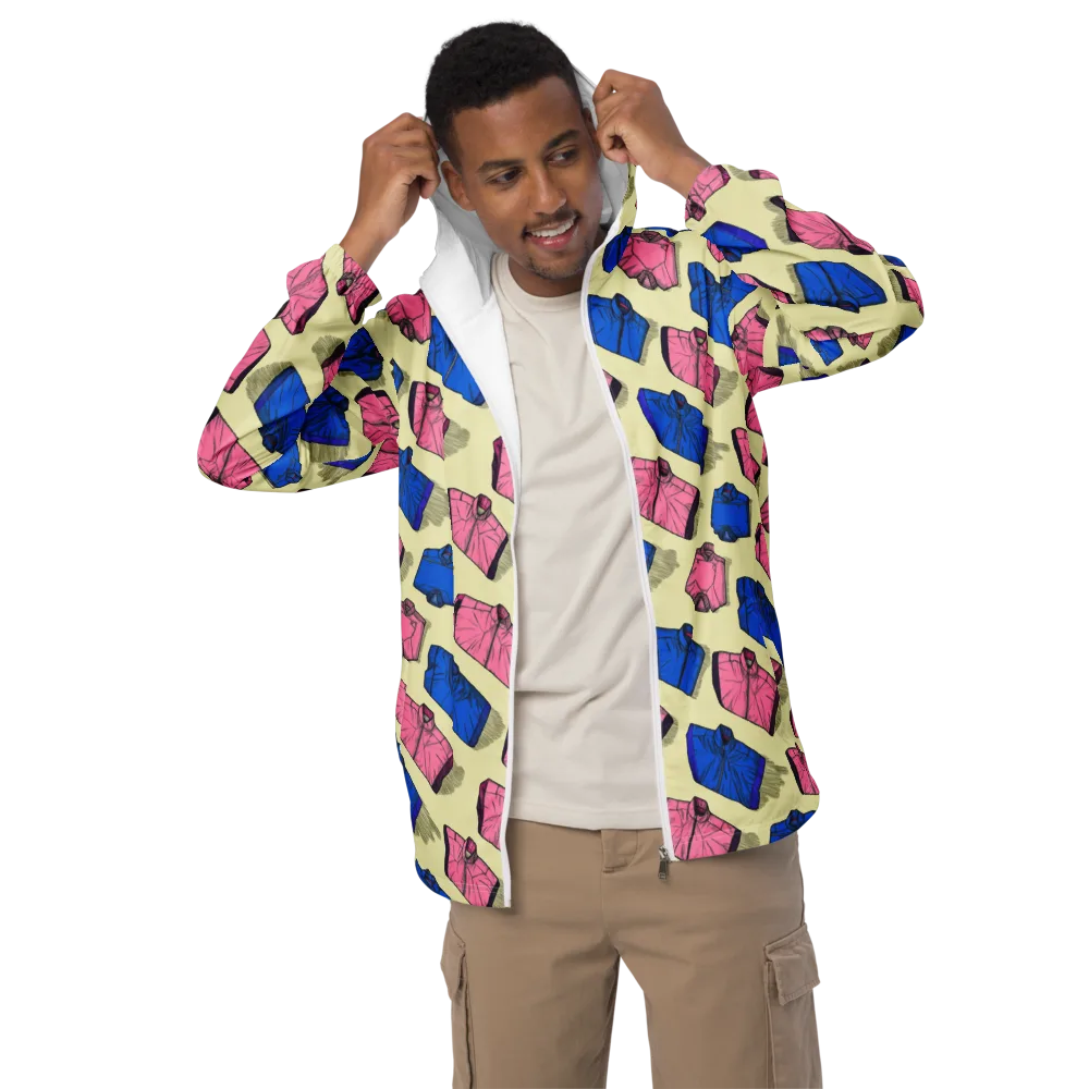 Puffer Parade on Men's Windbreaker — Front