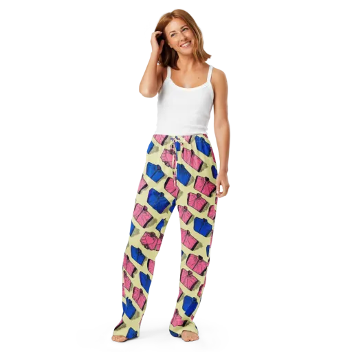 Puffer Parade on a Women's Pajama Pants