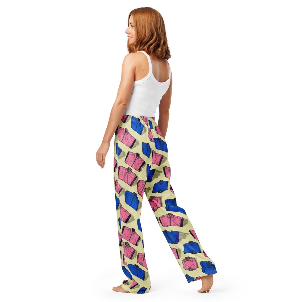 Puffer Parade on Women's Pajama Pants — Back