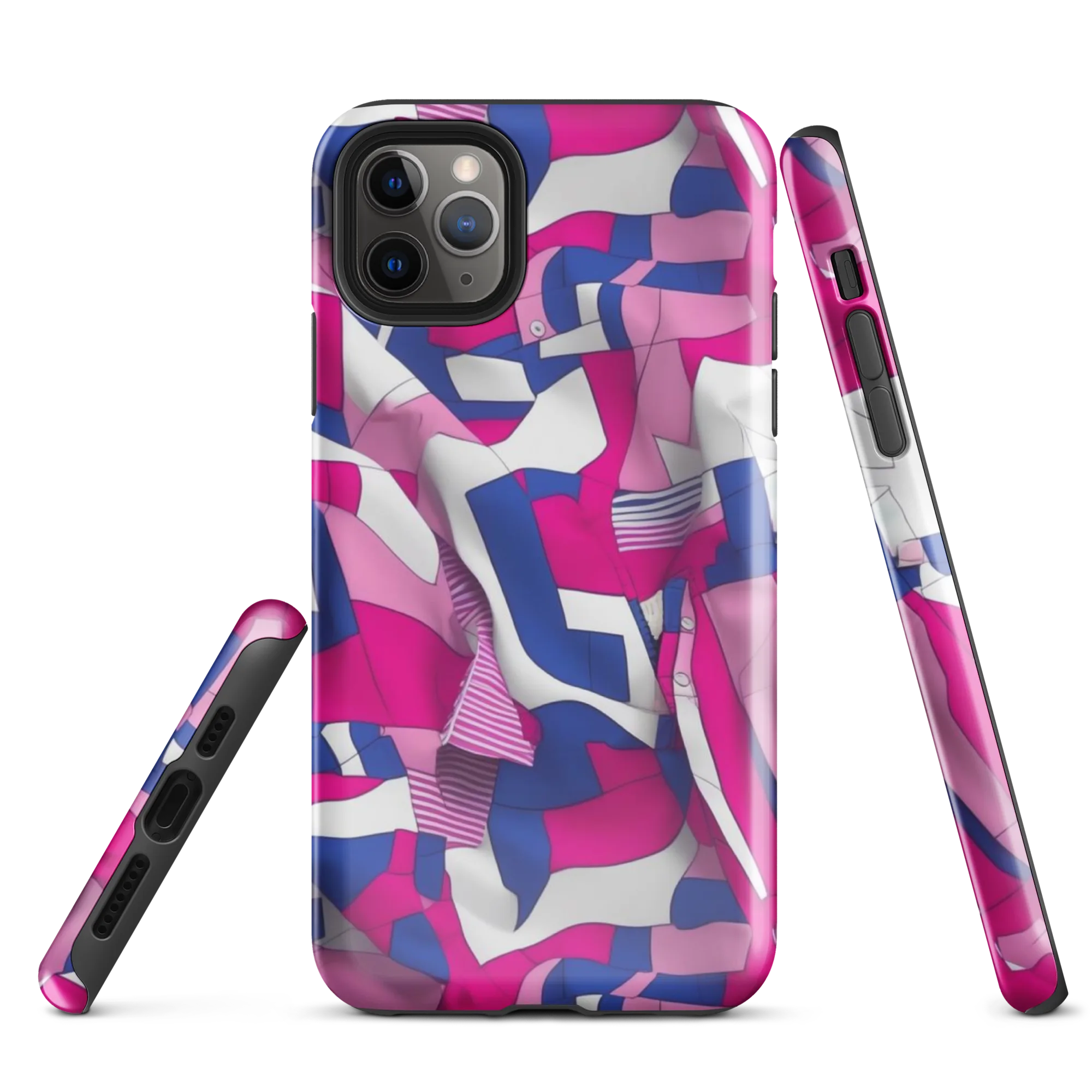 Pink Power Suit on Tough Case for iPhone® — Front