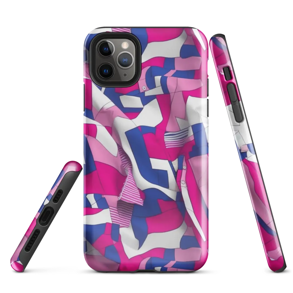 Pink Power Suit on Tough Case for iPhone® — Front