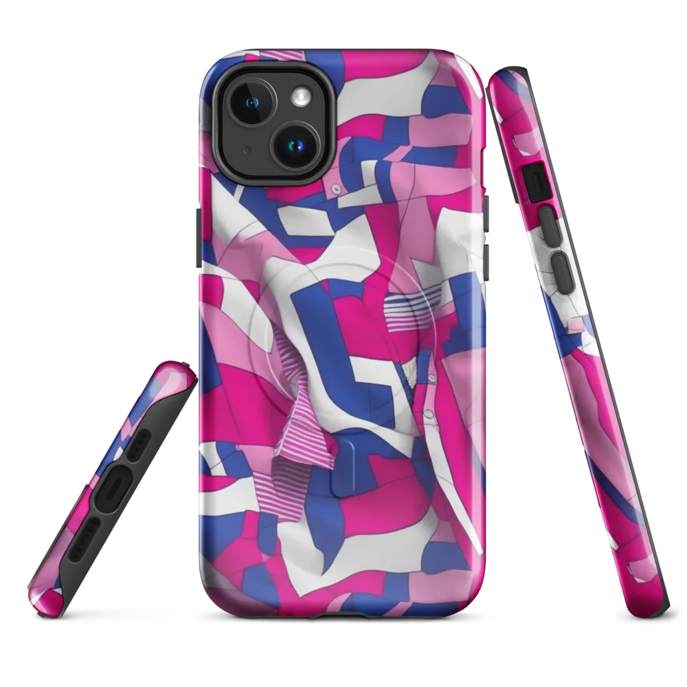 Pink Power Suit on MagSafe Tough Case for iPhone® — Front