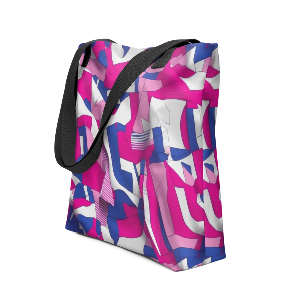 Pink Power Suit on Tote Bag — Front