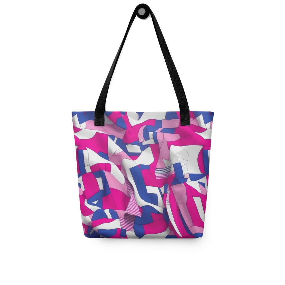 Pink Power Suit on Tote Bag — Front