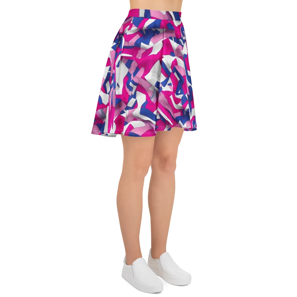 Pink Power Suit on Skater Skirt — Right