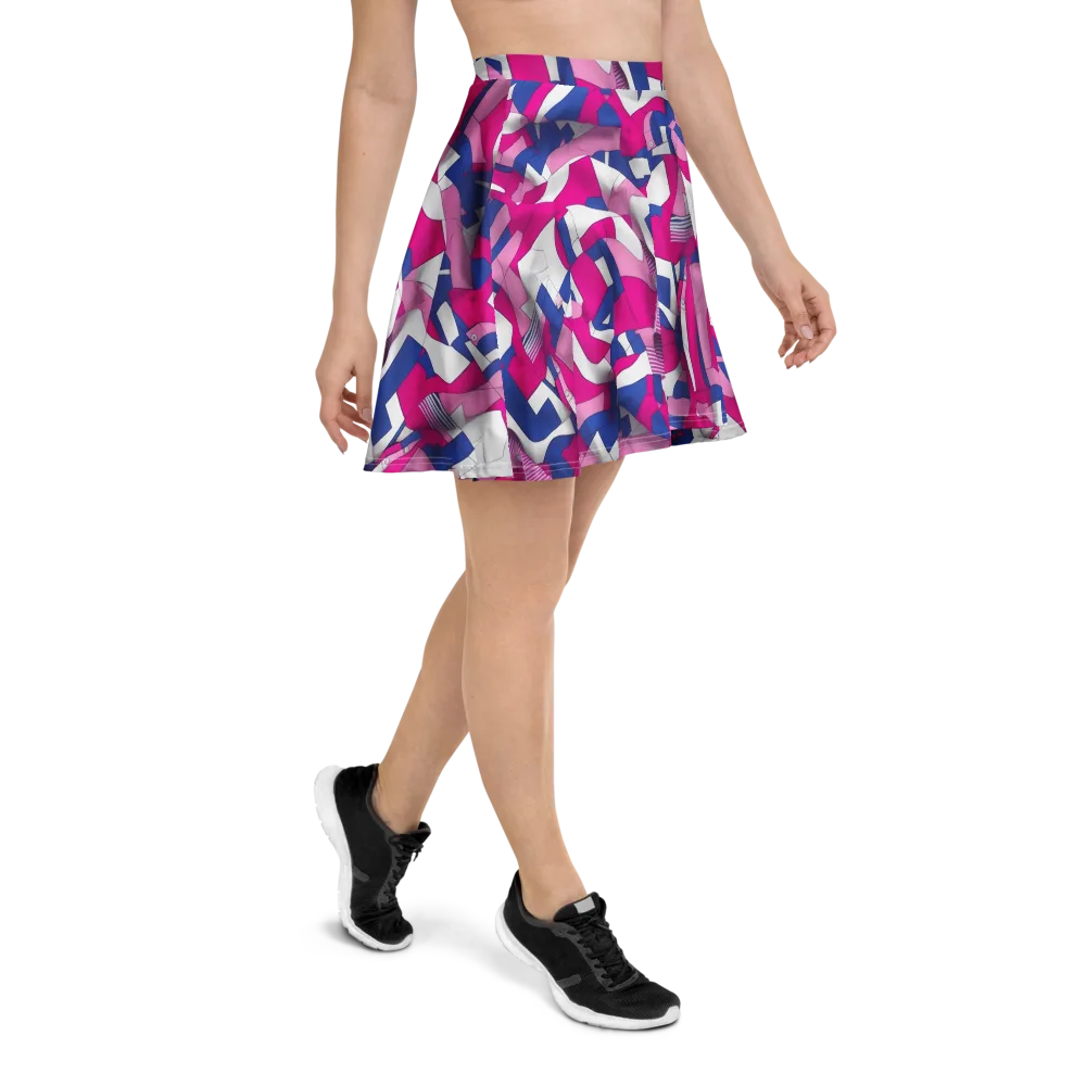 Pink Power Suit on Skater Skirt — Right
