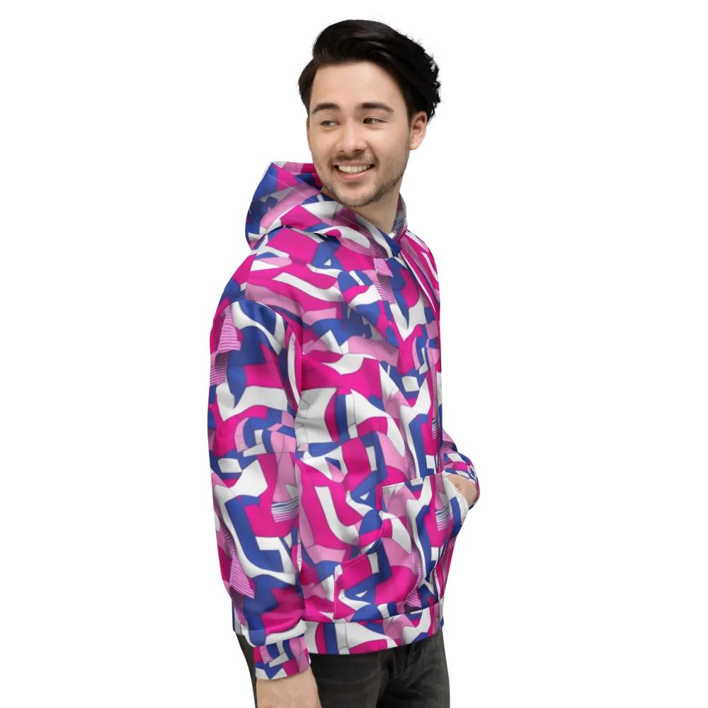 Pink Power Suit on Hoodie — Right