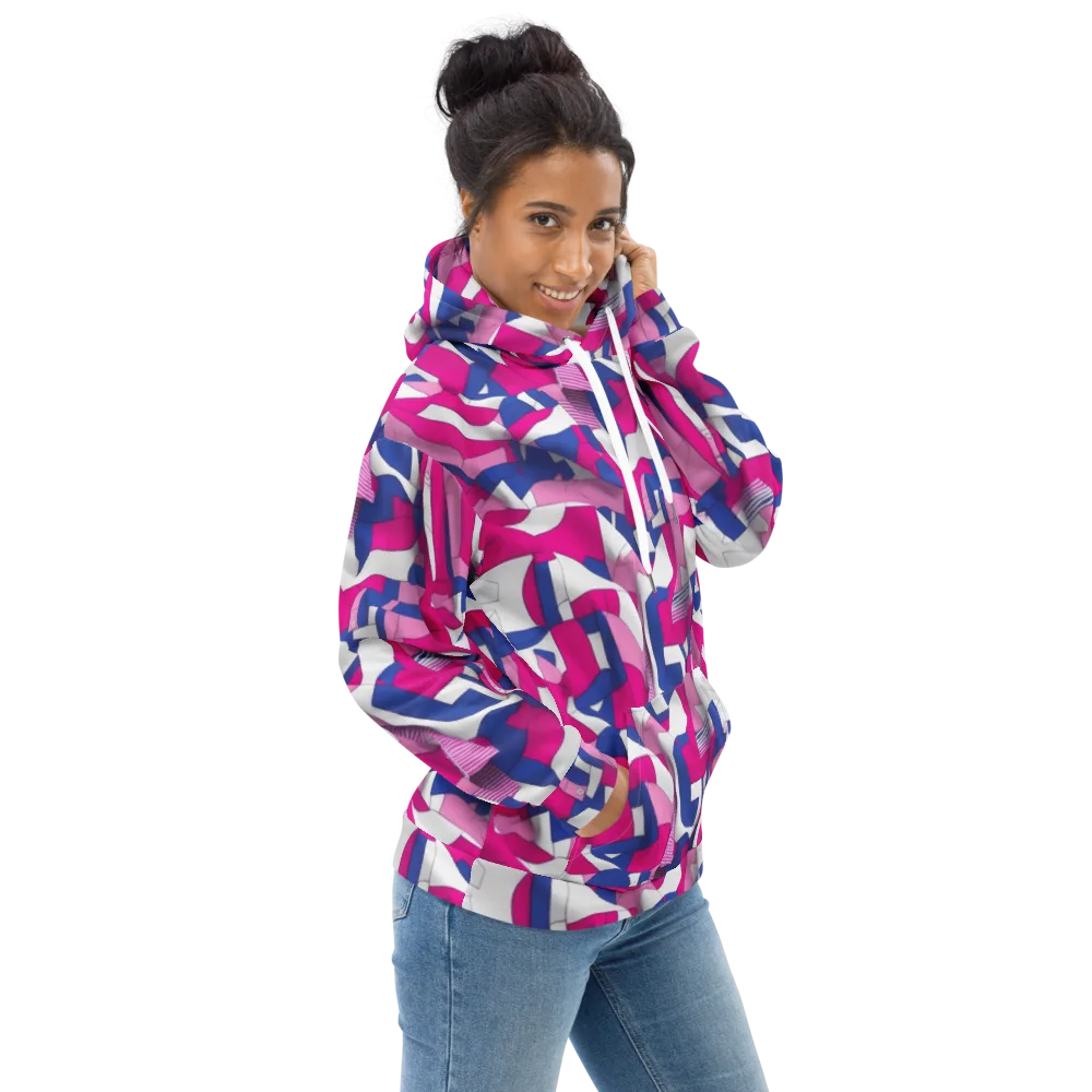 Pink Power Suit on Hoodie — Right