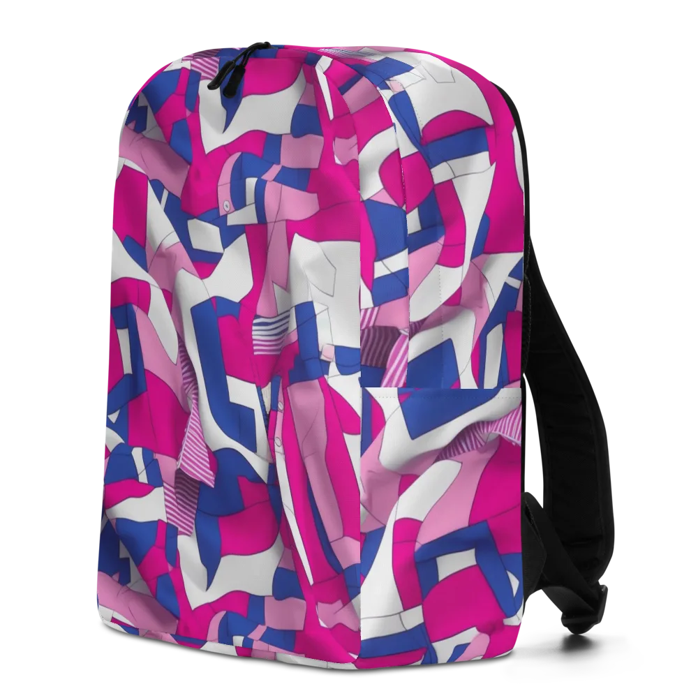 Pink Power Suit on Minimalist Backpack — Left