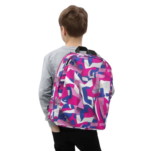 Pink Power Suit on a Minimalist Backpack