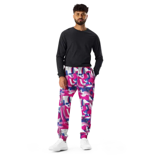 Pink Power Suit on a Men's Joggers