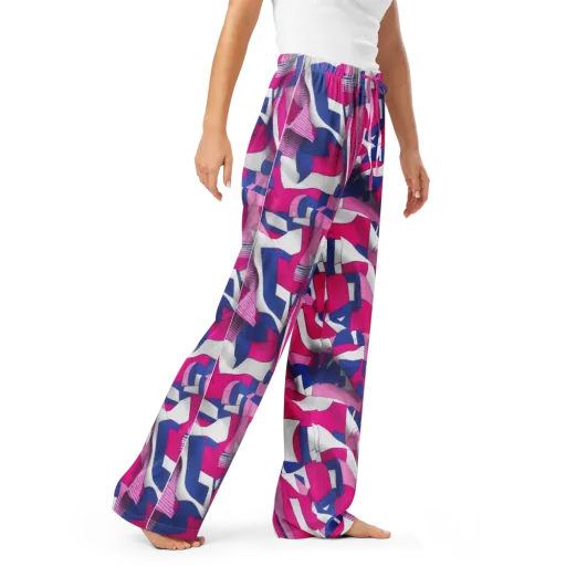 Pink Power Suit on a Women's Pajama Pants