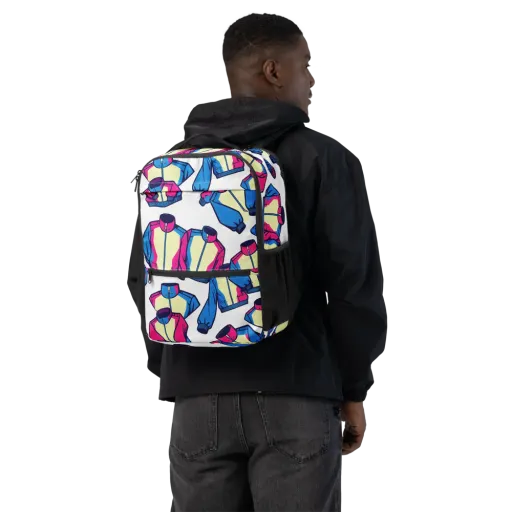 Neon Windbreak on a Utility Backpack
