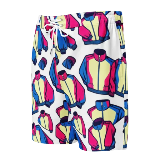 Neon Windbreak on a Men's Board Shorts