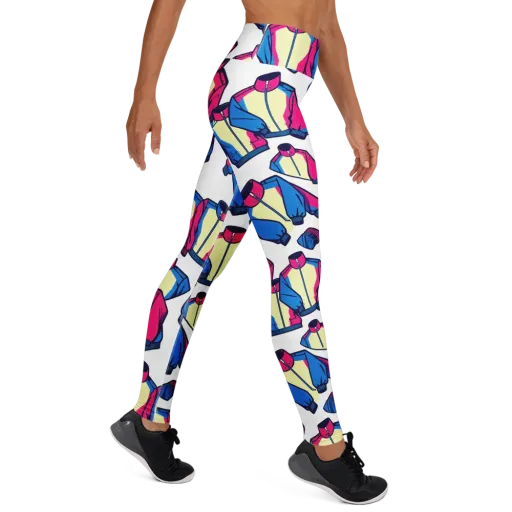 Neon Windbreak on a Yoga Leggings