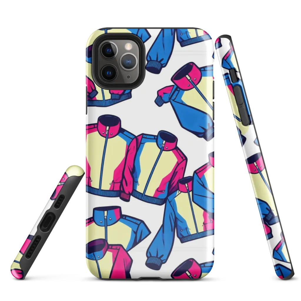 Neon Windbreak on Tough Case for iPhone® — Front