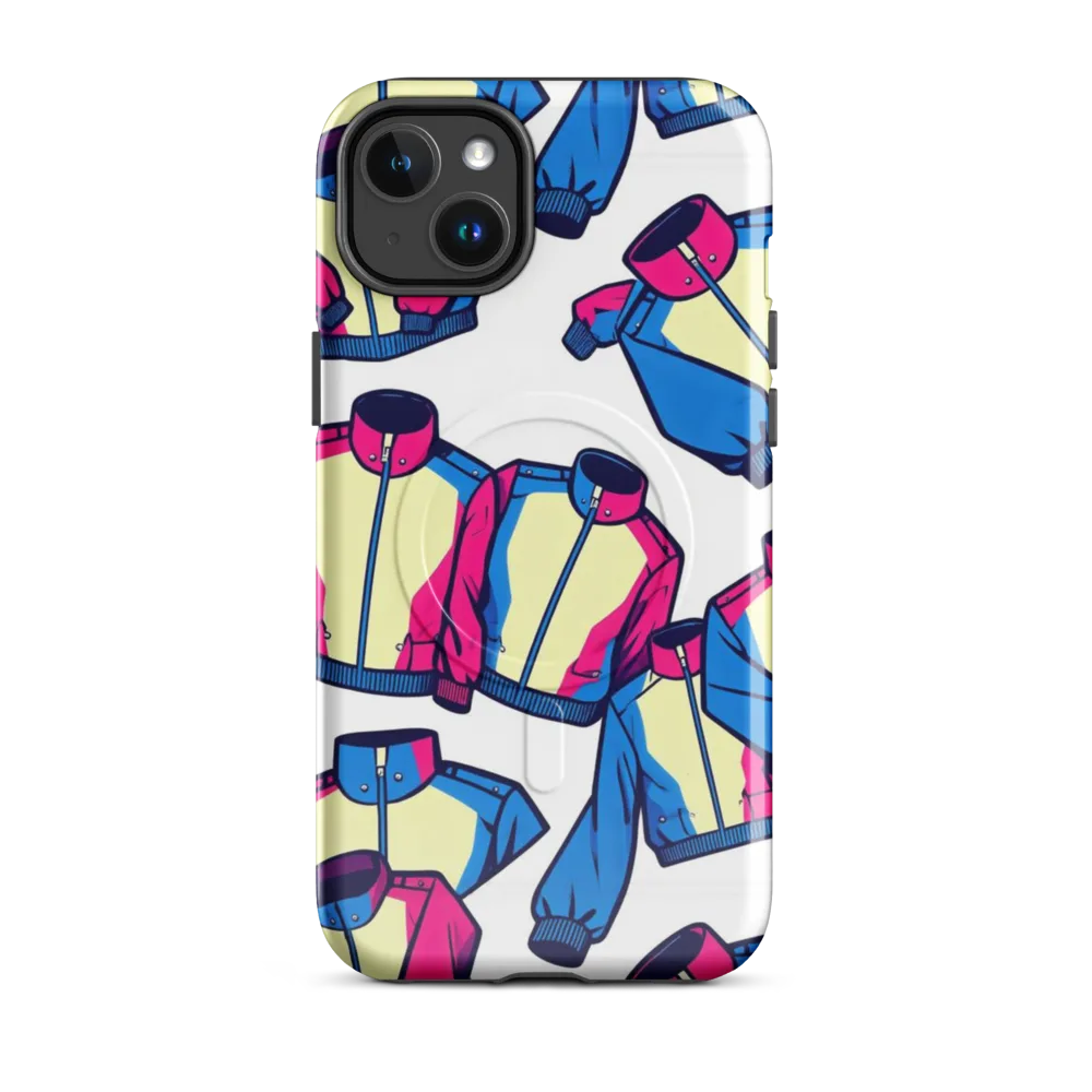 Neon Windbreak on MagSafe Tough Case for iPhone® — Front