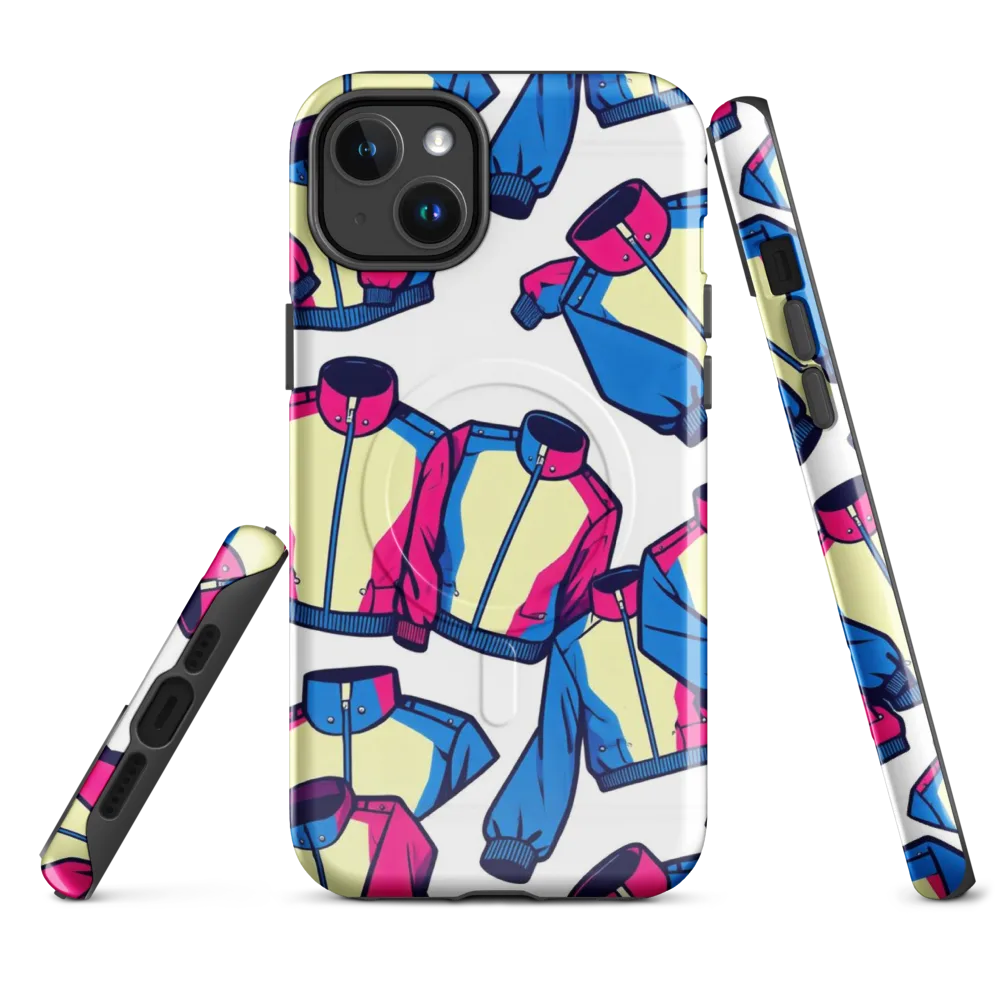 Neon Windbreak on MagSafe Tough Case for iPhone® — Front