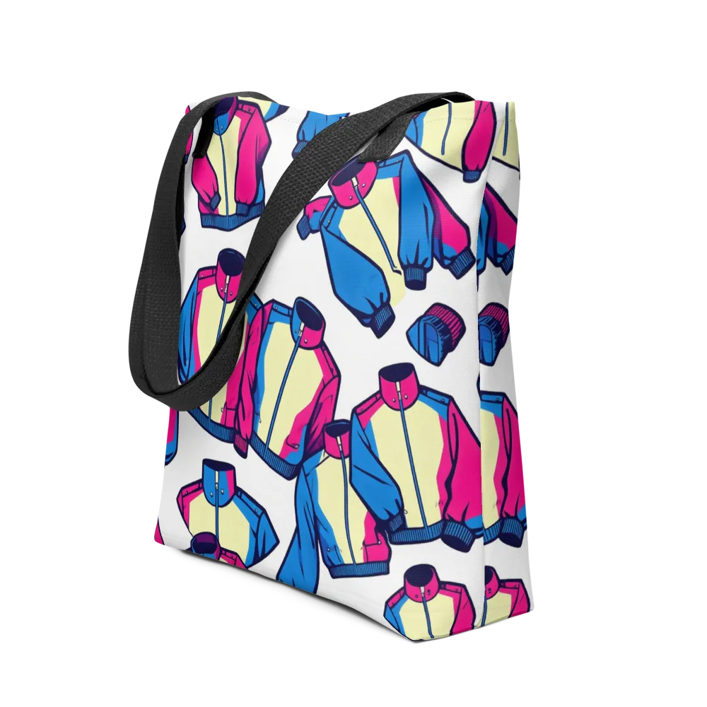Neon Windbreak on Tote Bag — Front