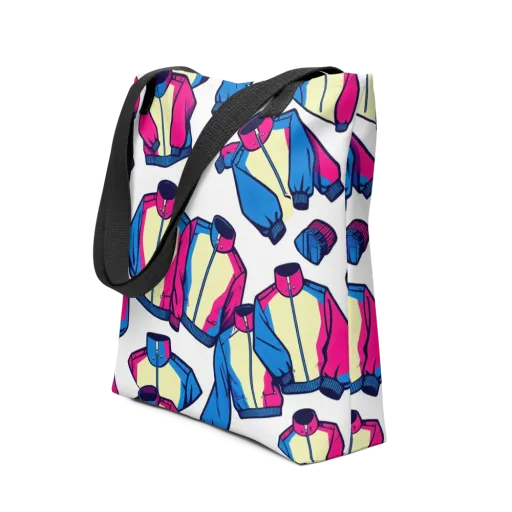 Neon Windbreak on a Tote Bag