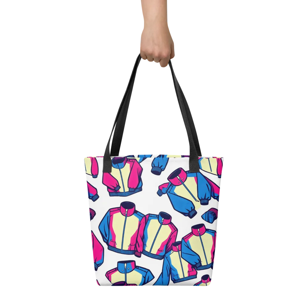 Neon Windbreak on Tote Bag — Front