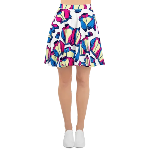 Neon Windbreak on a Skater Skirt
