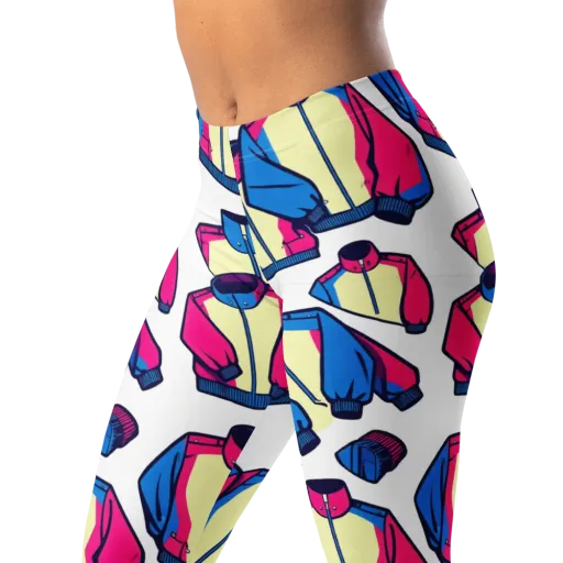 Neon Windbreak on a Leggings