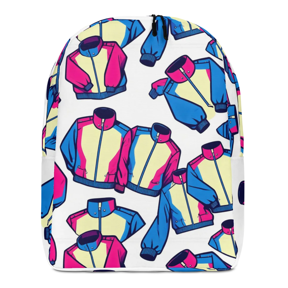 Neon Windbreak on Minimalist Backpack — Front