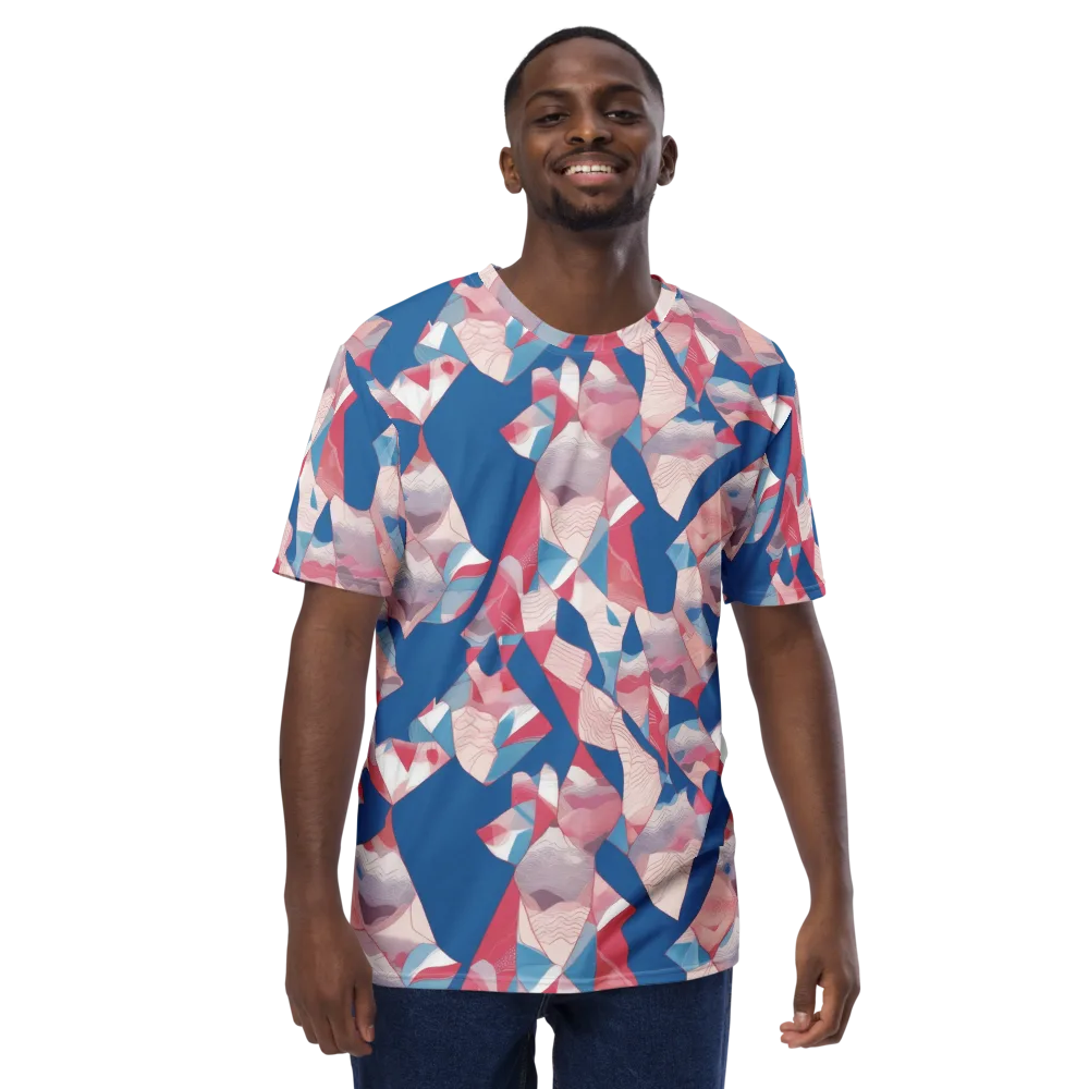 Pink Tectonics on Men's Crew Neck T-Shirt — Front