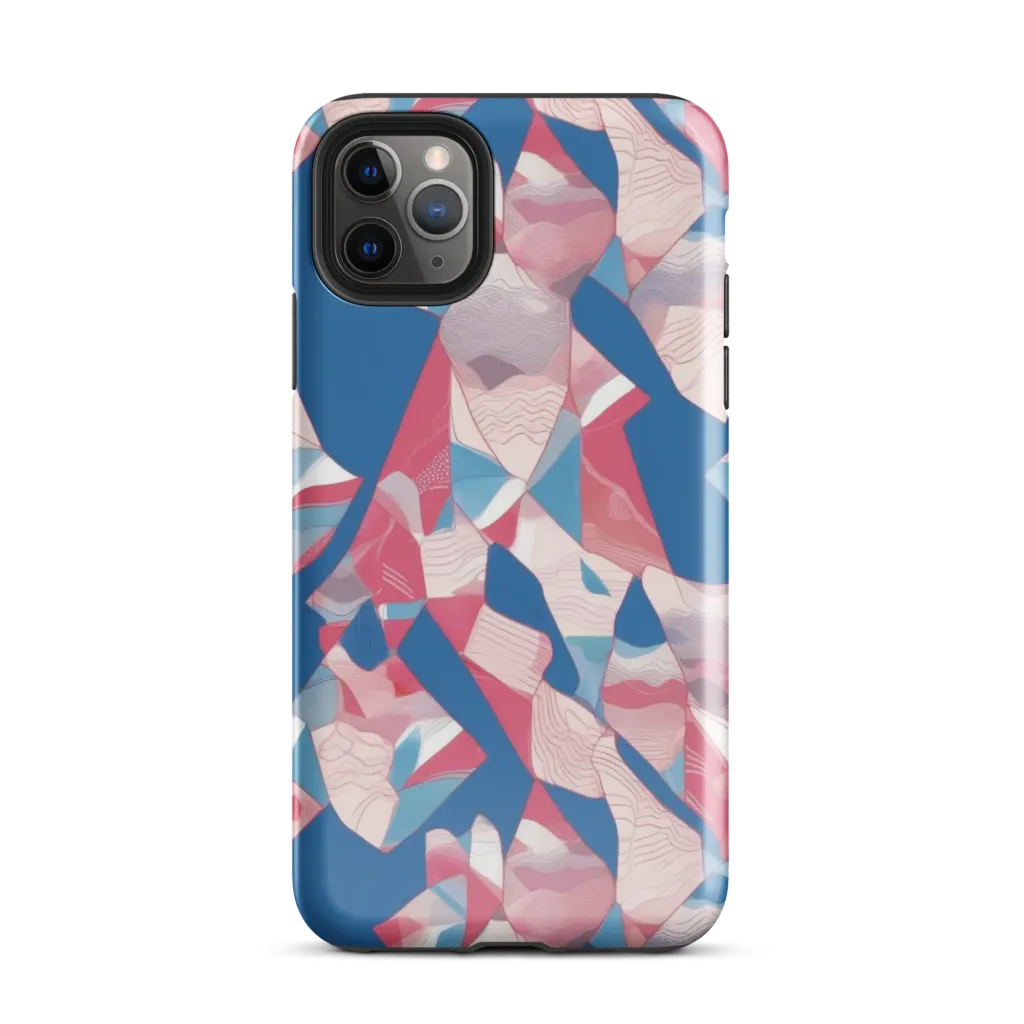 Pink Tectonics on Tough Case for iPhone® — Front