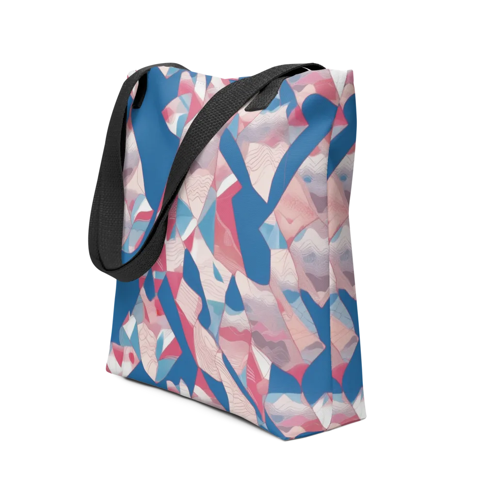 Pink Tectonics on Tote Bag — Front