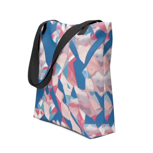 Pink Tectonics on a Tote Bag
