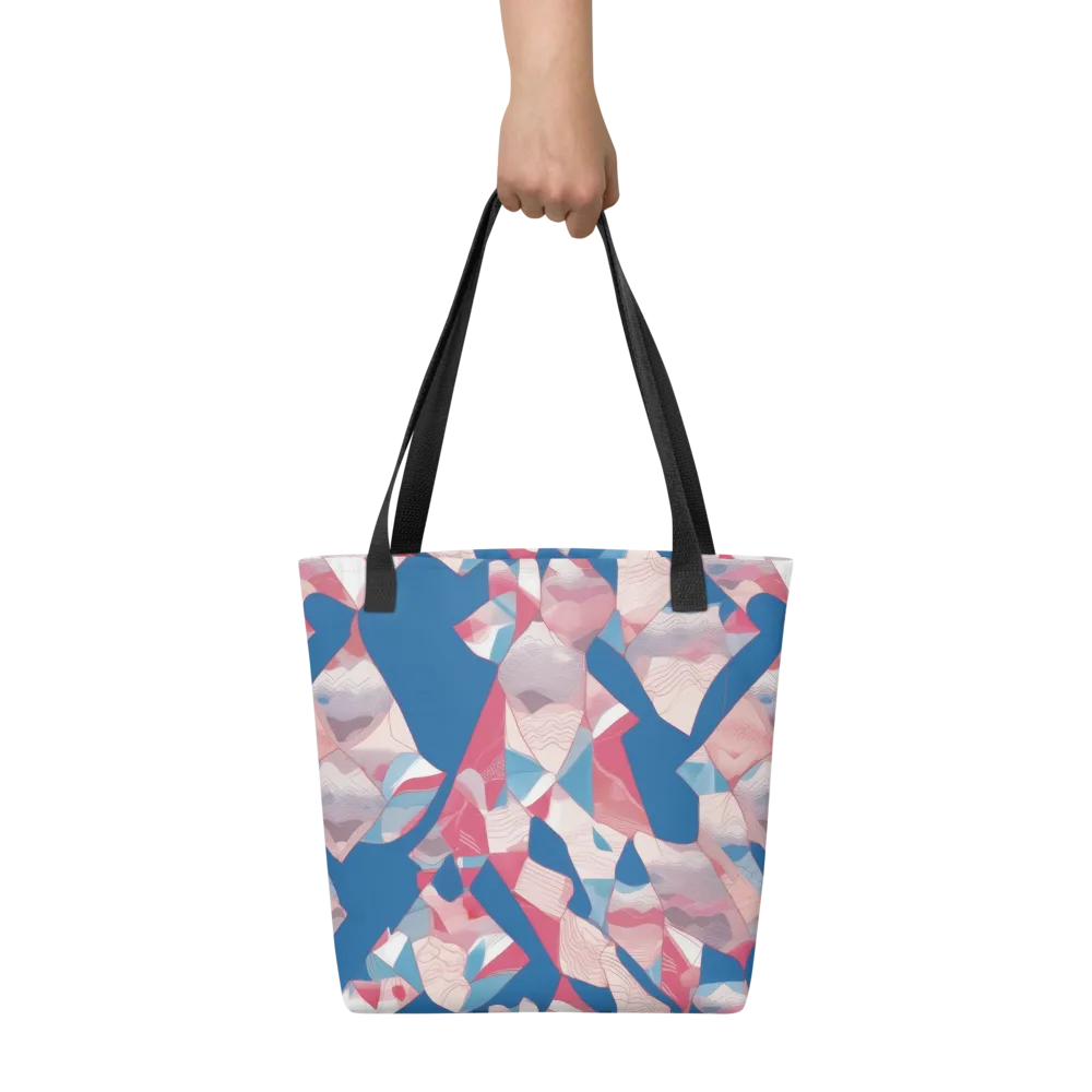 Pink Tectonics on Tote Bag — Front