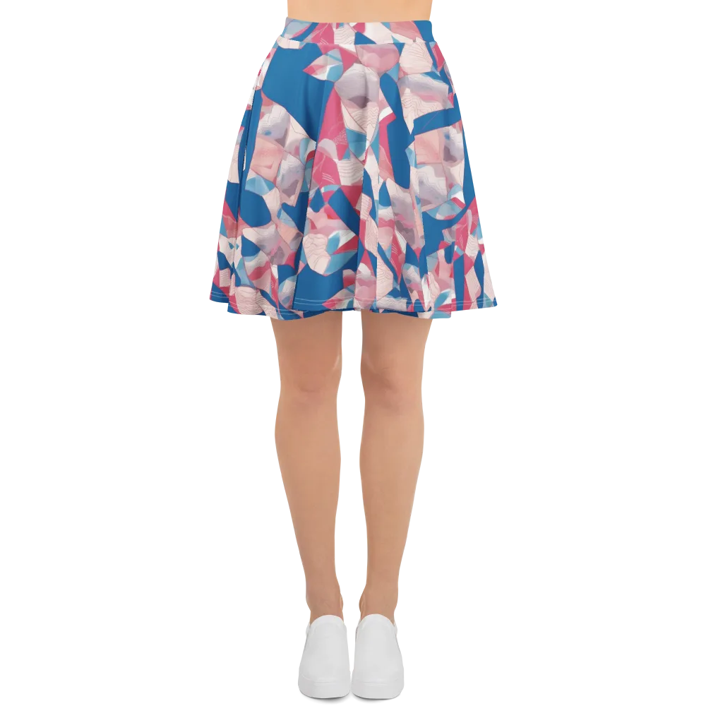 Pink Tectonics on Skater Skirt — Front